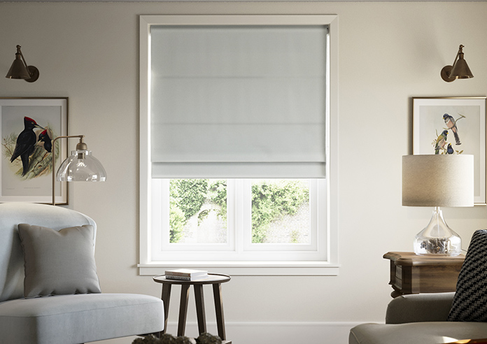 Harris, Feather Grey - Roman Blind - Image 3